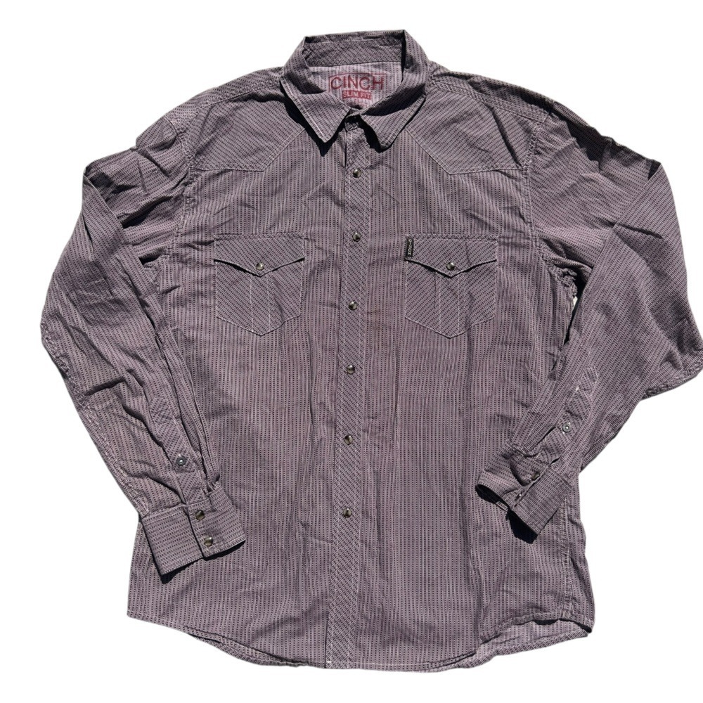 Cinch‎ Men's brown Button-Up Shirt XL